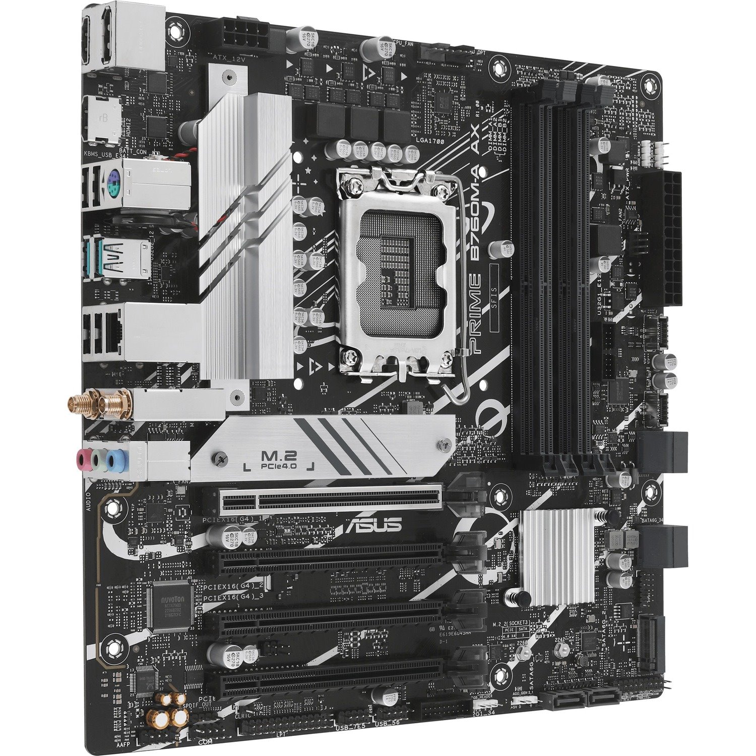 Asus Prime PRIME B760M-A AX Desktop Motherboard - Intel B760 Chipset - Socket LGA-1700 - Micro ATX