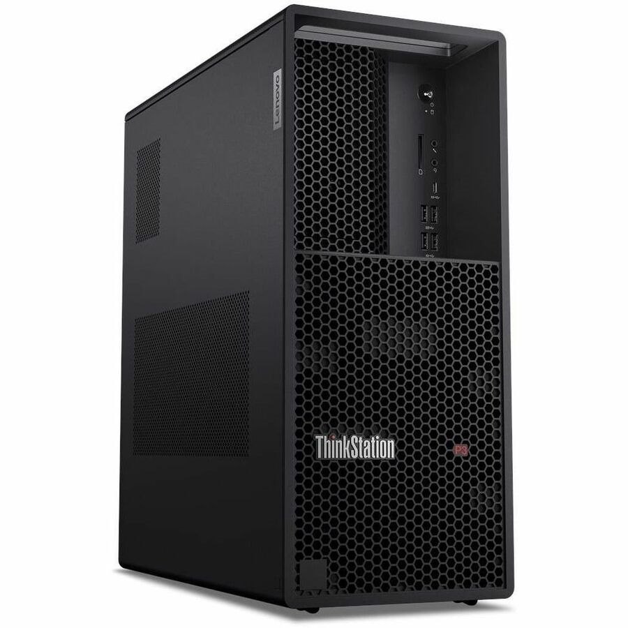 Lenovo ThinkStation P3 30GUSBND00 Workstation - 1 x Intel Core i9 13th Gen i9-13900K - vPro Technology - 64 GB - 4.51 TB SSD - Tower - Black