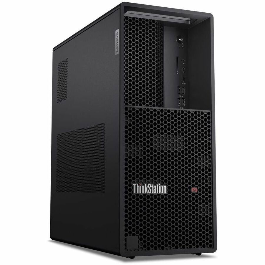 Lenovo ThinkStation P3 30GUSBND00 Workstation - 1 x Intel Core i9 13th Gen i9-13900K - vPro Technology - 64 GB - 4.51 TB SSD - Tower - Black