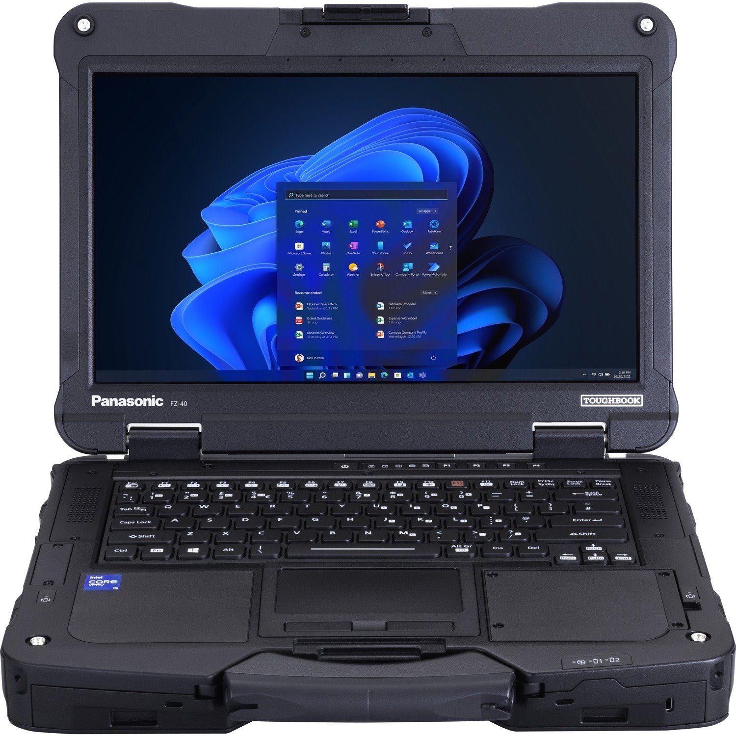 Panasonic TOUGHBOOK FZ-40 FZ40EAAAKBM 14" Touchscreen Rugged Notebook - Full HD - Intel Core Ultra 5 135H - 16 GB - 512 GB SSD