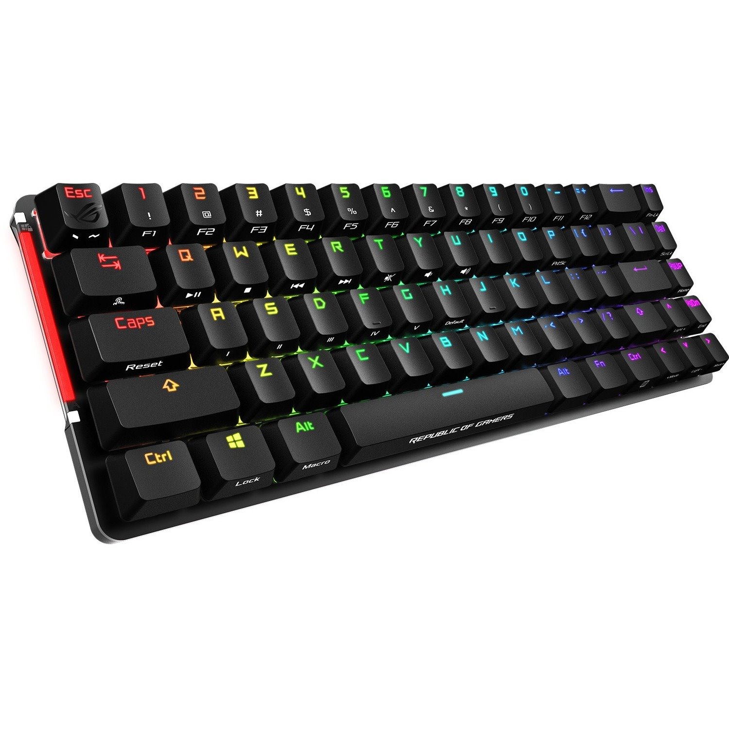 Asus ROG Falchion Gaming Keyboard - Wired/Wireless Connectivity - USB 2.0 Type A Interface - RGB LED