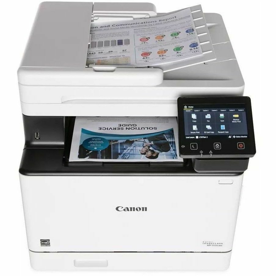 Canon imageCLASS MF753Cdw Wired & Wireless Laser Multifunction Printer - Color - White