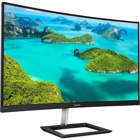 Philips 328E1CA 32" Class 4K UHD Curved Screen LCD Monitor - 16:9 - Textured Black