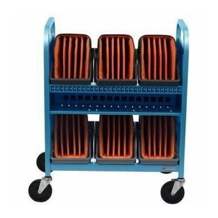 Bretford CUBE Transport Cart with Caddies - TVCT30CAD