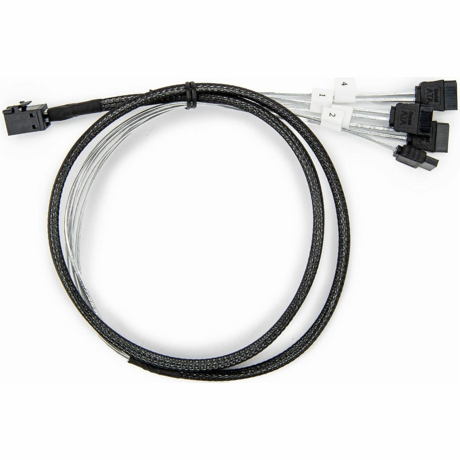 Rocstor Internal Mini SAS to SATA Cable - SFF-8643 to 4x SATA