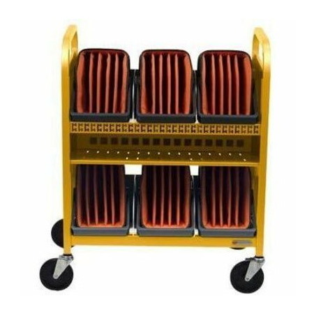 Bretford CUBE Transport Cart with Caddies - TVCT30CAD