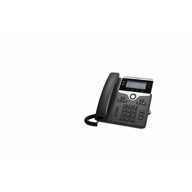 Cisco 7841 IP Phone - Corded - Corded - Wall Mountable, Desktop, Tabletop - Charcoal - TAA Compliant