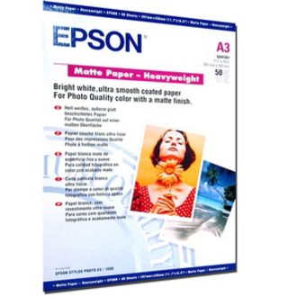 EPSON MATTE PAPER HEAVYWEIGHT A3 167GSM 50 SHEET