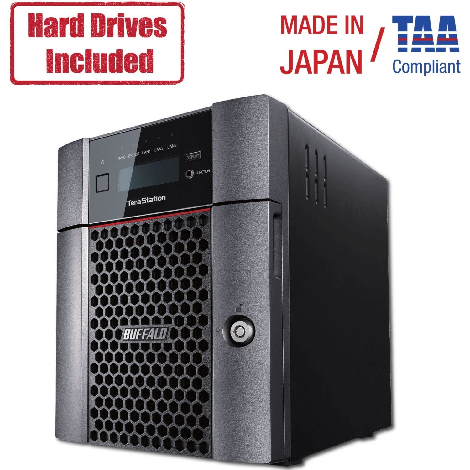 Buffalo TeraStation 5410DN Desktop 24TB NAS Hard Drives Included