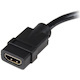 StarTech.com 8in HDMI® to DVI-D Video Cable Adapter - HDMI Female to DVI Male