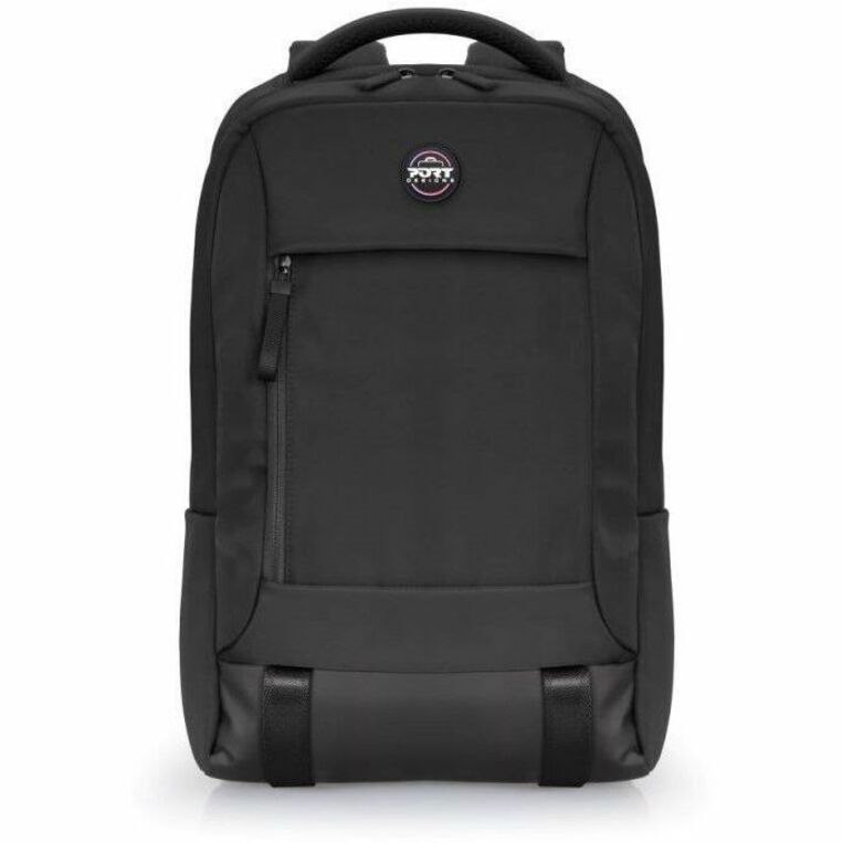 Port Torino II Carrying Case (Backpack) for 39.6 cm (15.6") to 40.6 cm (16") Apple Notebook, Document, MacBook Pro - Black