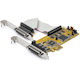 StarTech.com 8-Port PCI Express RS232 Serial Adapter Card, PCIe to DB9 Controller 16C1050 UART, Low Profile, 15kV ESD, Windows Only, TAA