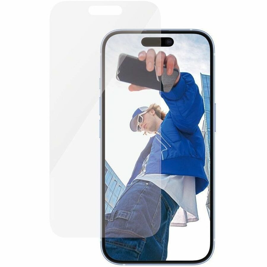 PanzerGlass Classic Fit Screen Protector for iPhone 16, iPhone 15