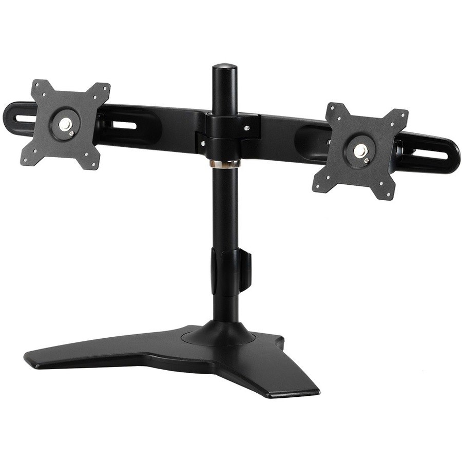 Amer Mounts Stand Based Dual Monitor Mount for two 15"-24" LCD/LED Flat Panel Screens