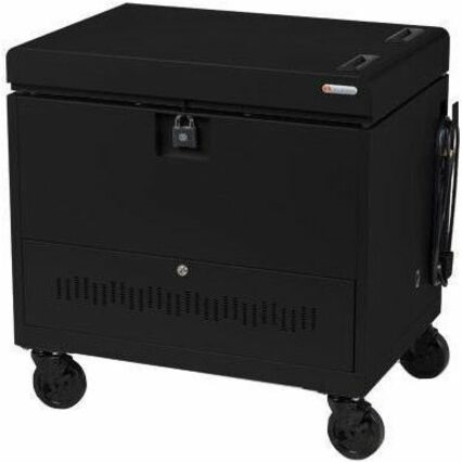 Bretford CUBE Toploader Cart with Caddies Pre-Wired - TVTL30CADUSB