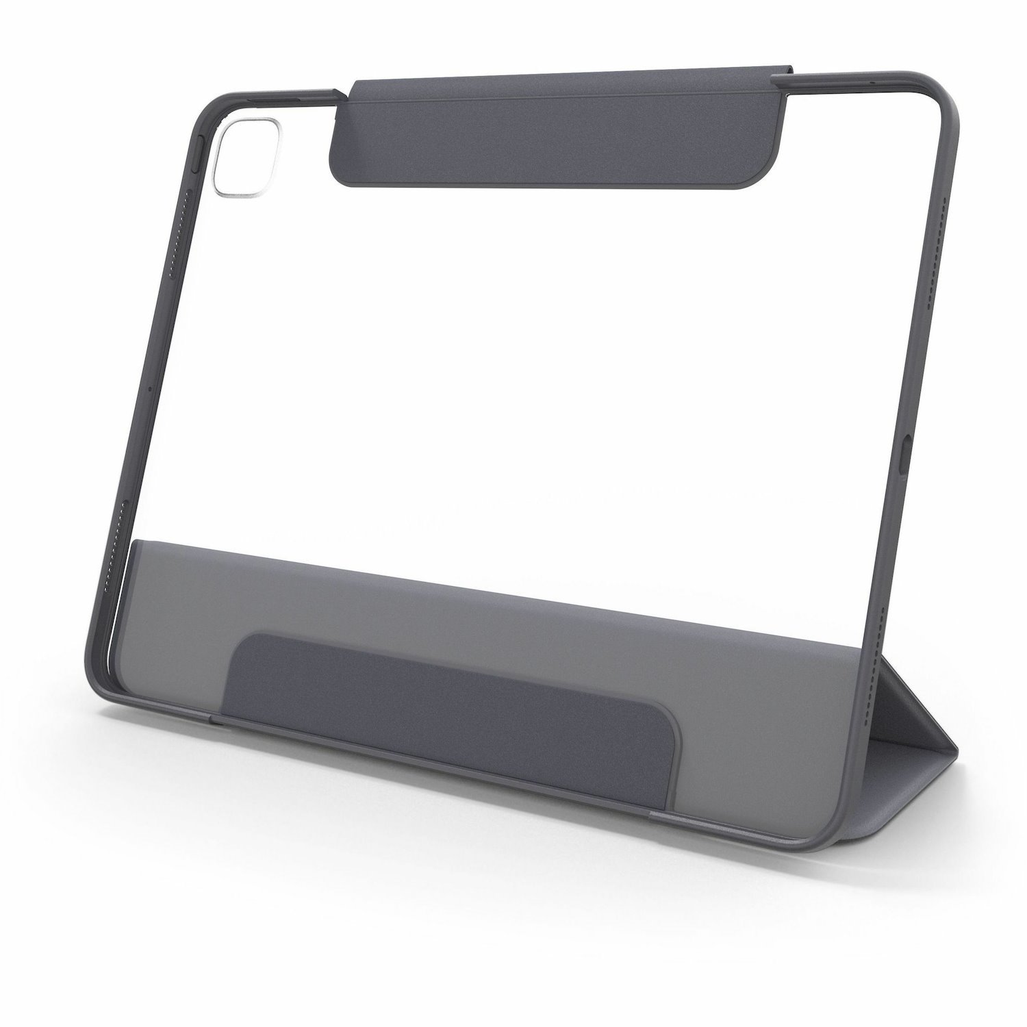OtterBox Symmetry Series Folio Carrying Case (Folio) for 33 cm (13") Apple iPad Pro 13 (2024) Tablet - Thunderstorm (Clear/Dark Gray)