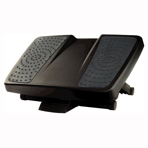 Fellowes Footrest - Black, Grey - 1 Each