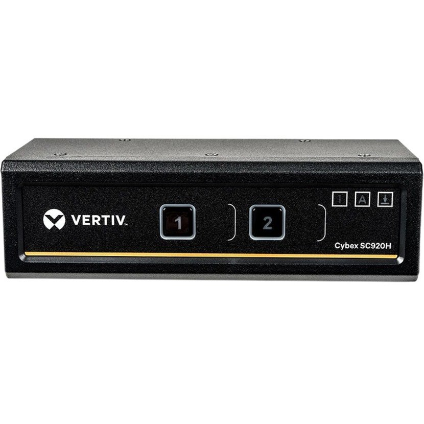 Vertiv Cybex SC900 Secure Desktop KVM Switch | 2 Port Dual-Head| HDMI | TAA