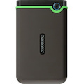 Transcend StoreJet 25M3C 2 TB Hard Drive - External - Iron Grey
