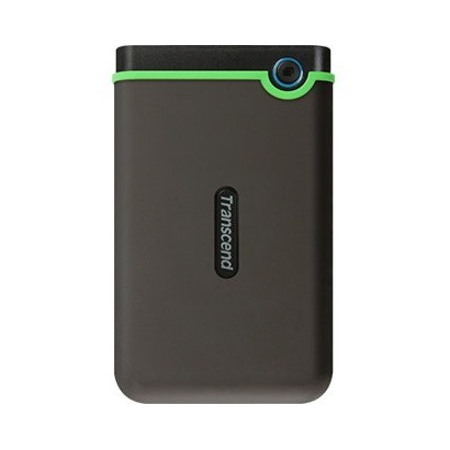 Transcend StoreJet 25M3C 2 TB Hard Drive - External - Iron Grey