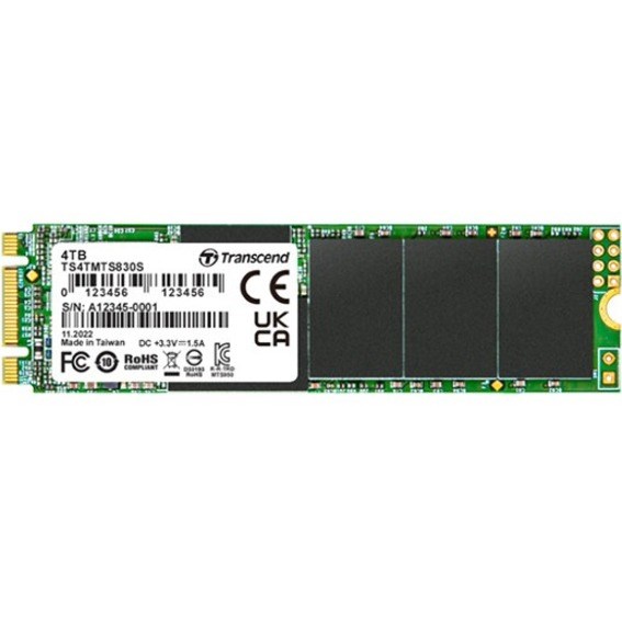 Transcend 830S 4 TB Solid State Drive - M.2 2280 Internal - SATA (SATA/600)