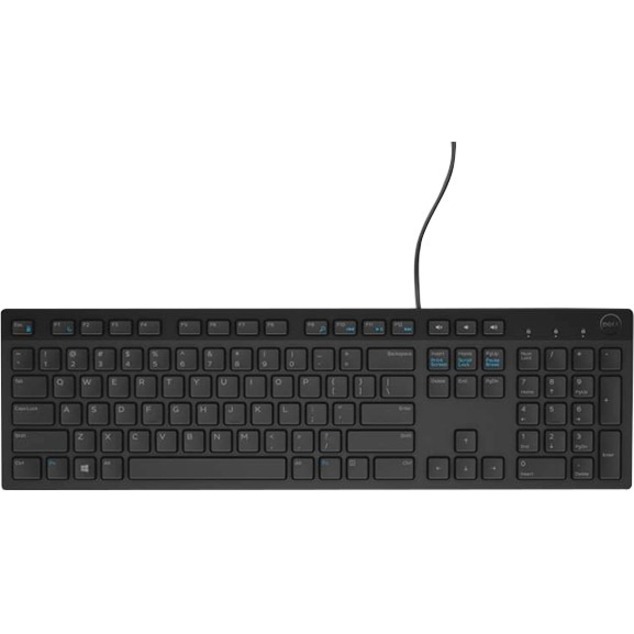 Dell KB216 Toetsenbord - Kabel Verbinding - USB Interface - Zwitserland - QWERTZ indeling - Zwart