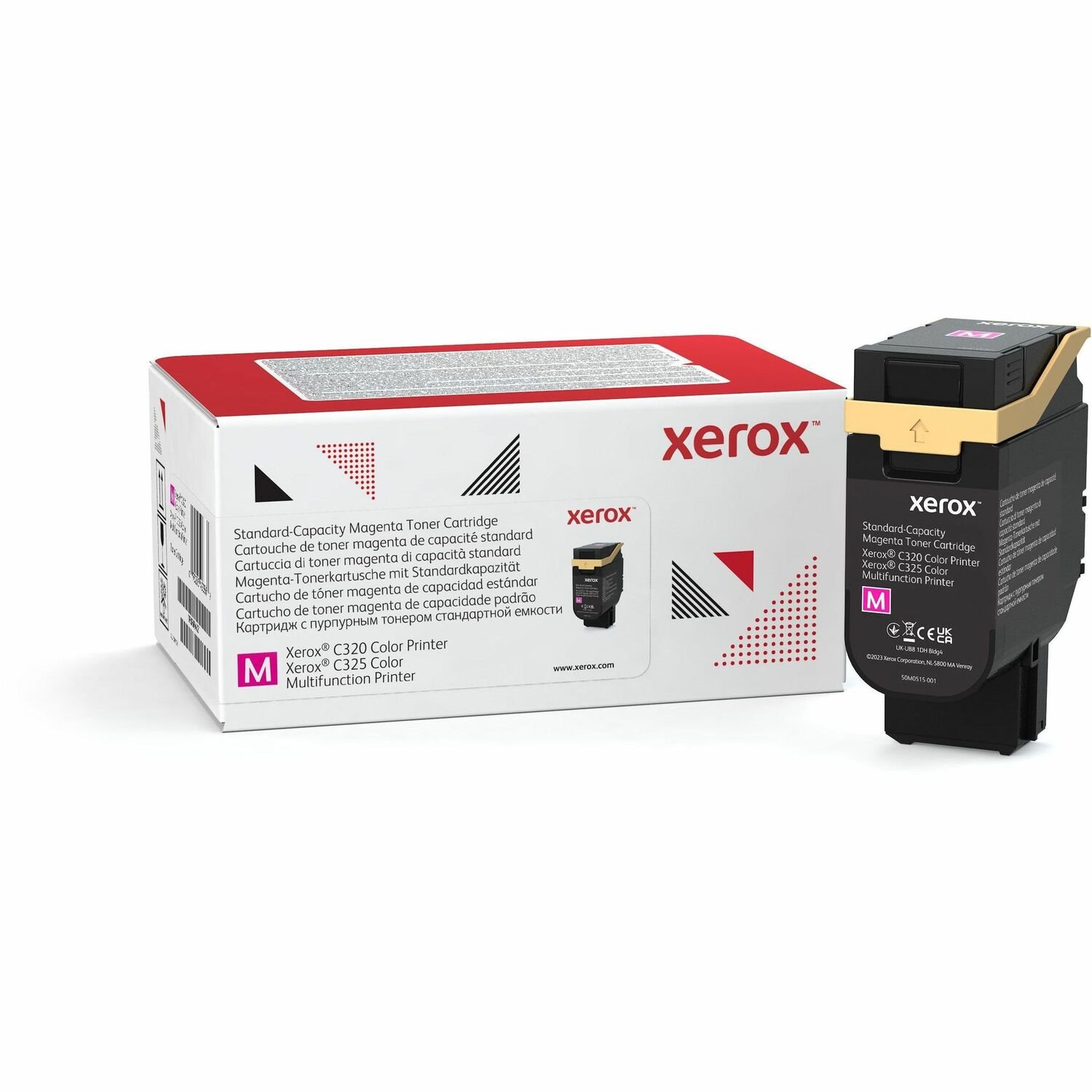 Xerox Genuine XeroxÂ&reg; C320 Color Printer&acirc;&euro;/&acirc;&euro;C325 Color Multifunction Printer Magenta Standard capacity Toner Cartridge (1800 Pages) - 006R04821