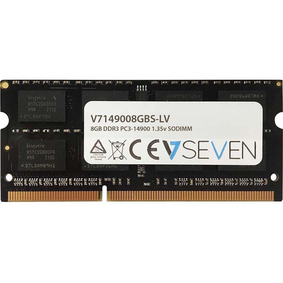 V7 V7149008GBS-LV RAM Module for Notebook - 8 GB (2 x 4GB) - DDR3-1866/PC3-14900 DDR3 SDRAM - 1866 MHz Dual-rank Memory - CL9