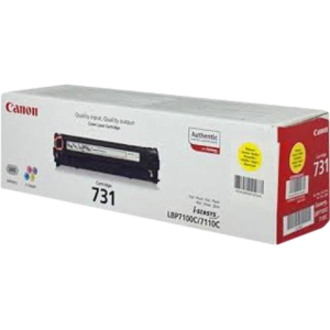 Canon 731Y Original Standard Yield Laser Toner Cartridge - Yellow - 1 Pack
