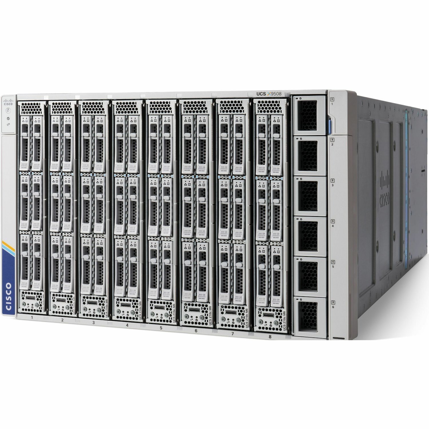 Cisco UCS X9508 Chassis Configured