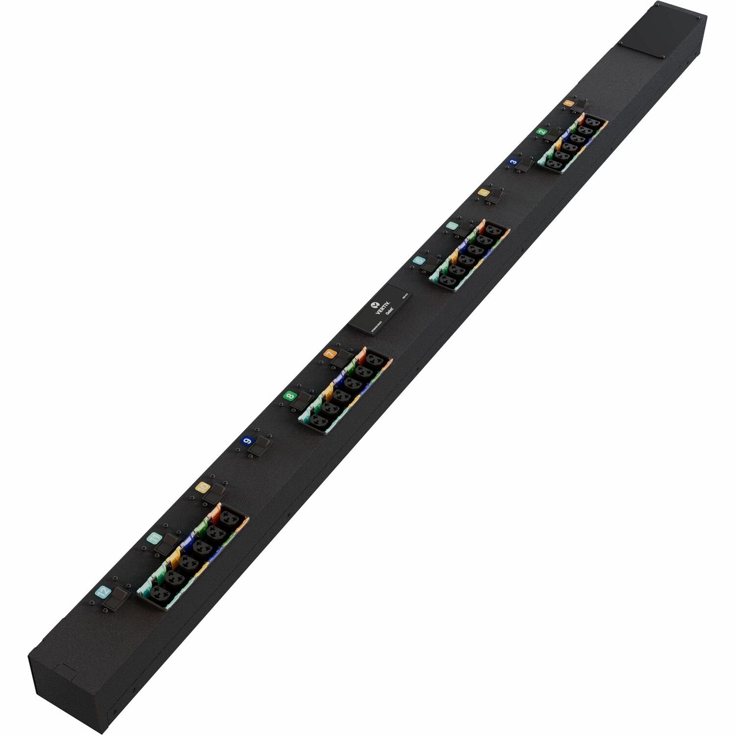 Vertiv PowerIT VP1NA0A0 Basic High Density rPDU, Vertical, Three Phase, 24 Combination C13/C19 Outlets, 80A, 1~ 240V/3~ 208V, 0U