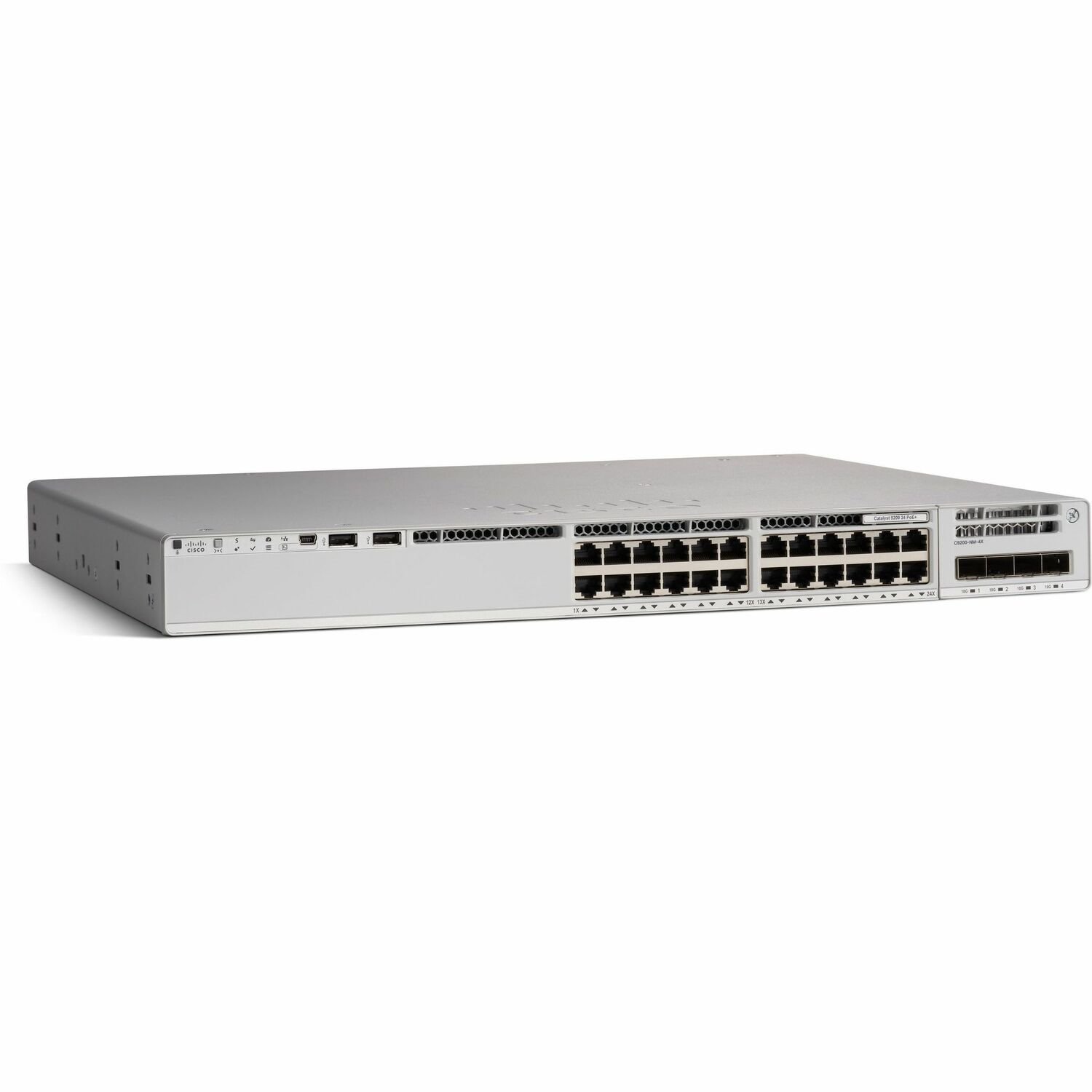 Cisco Catalyst 9200 C9200-24P 24 Ports Manageable Ethernet Switch - Gigabit Ethernet, 10 Gigabit Ethernet - 10/100/1000Base-T, 10GBase-X