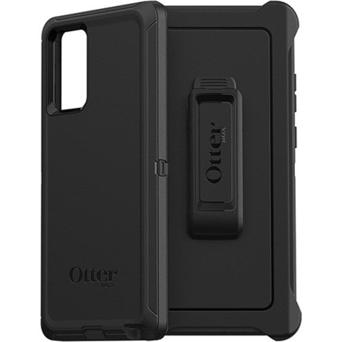 OtterBox Defender Rugged Carrying Case (Holster) Samsung Galaxy Note20 5G, Galaxy Note20 Smartphone - Black