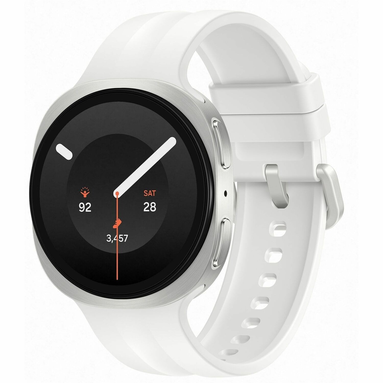 Samsung Galaxy Watch9 SM-L340 Smart Watch - 42.70 mm Case Height - 40.40 mm Case Width - Cream Body Color - Cream Band Color - Armor Aluminum Case Material - Wireless LAN