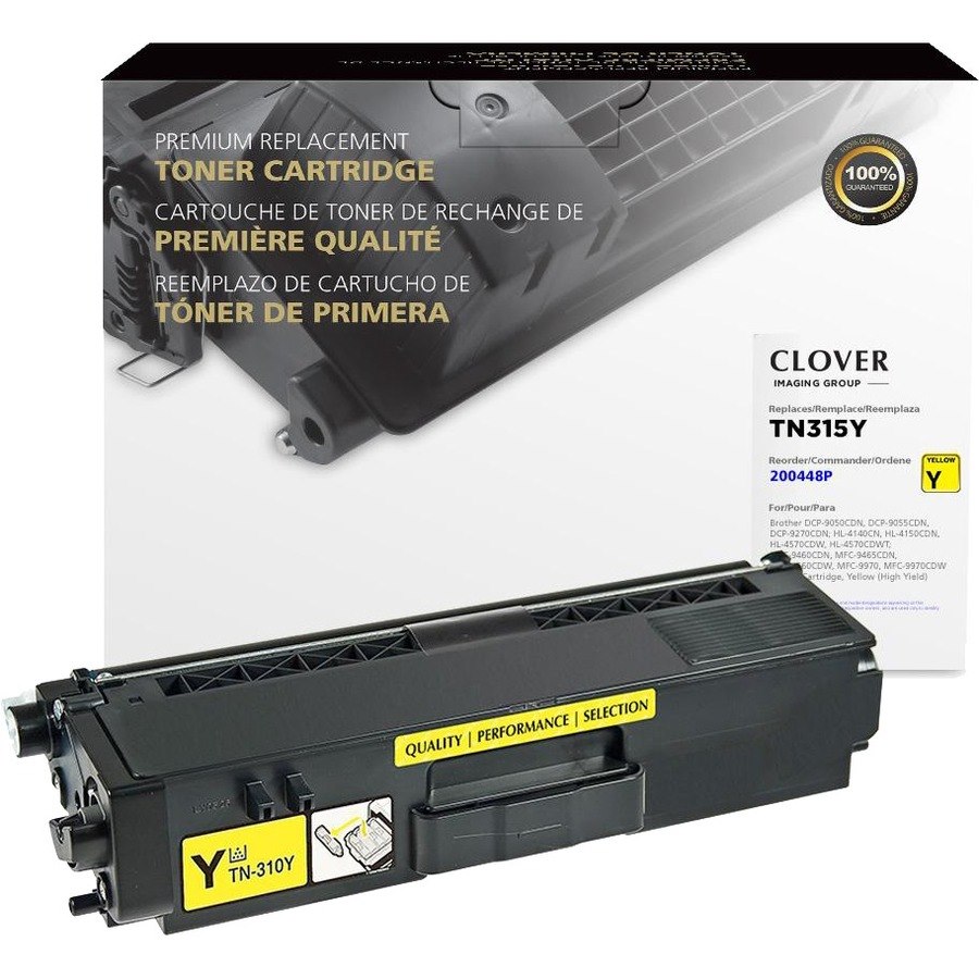 Clover Imaging Remanufactured High Yield Yellow Toner Cartridge for Brother TN315