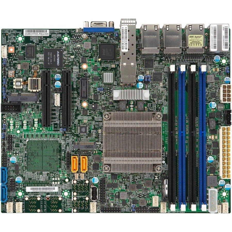 Supermicro X10SDV-2C-TP4F Server Motherboard - Intel Chipset - Socket BGA-1667 - Flex ATX