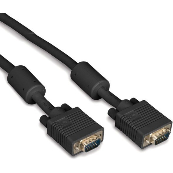 Black Box VGA Video Cable Ferrite Core - Male/Male, Black, 100-ft. (30.4-m)