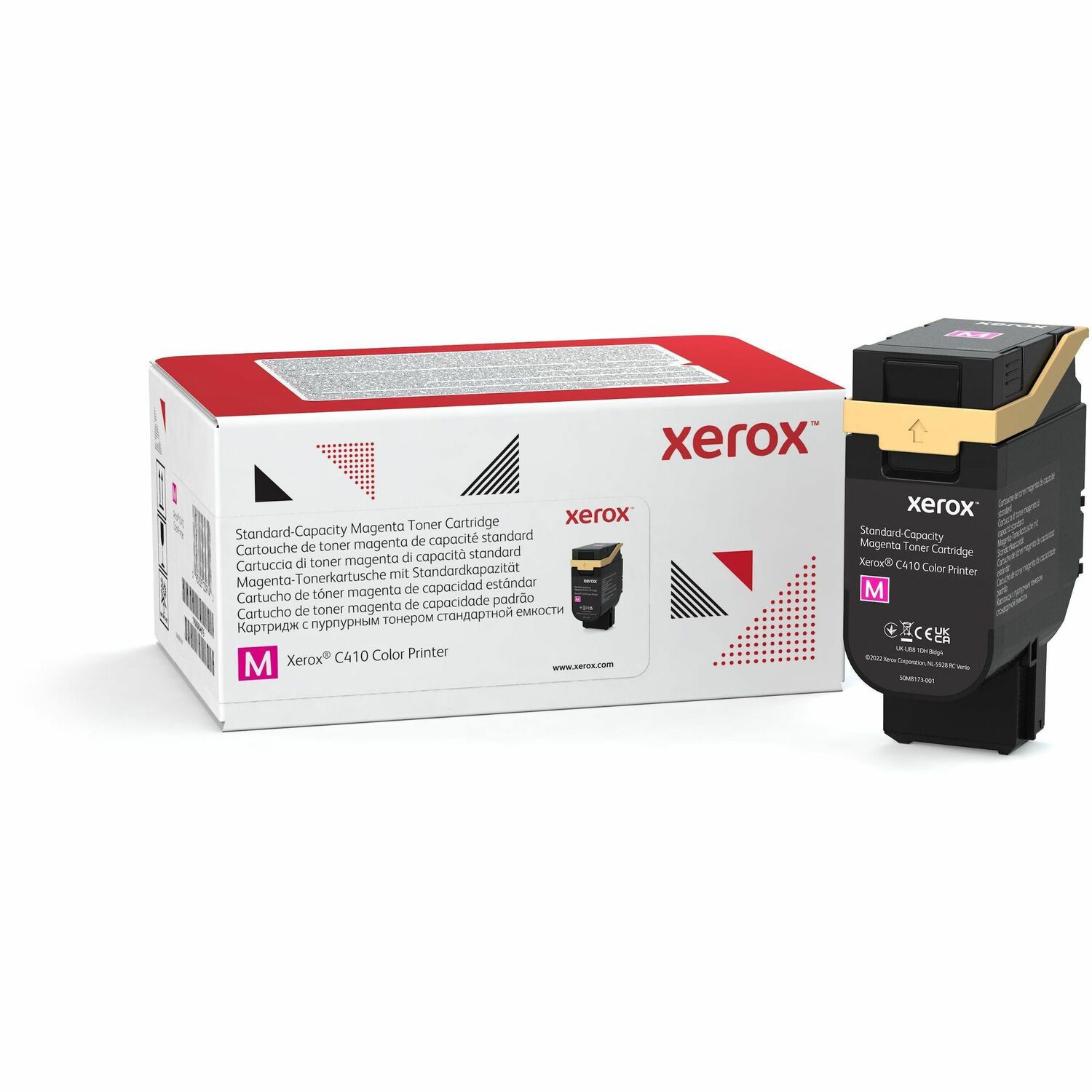 Xerox Original Standard Yield Laser Toner Cartridge - Box - Return Program - Magenta - 1 Pack