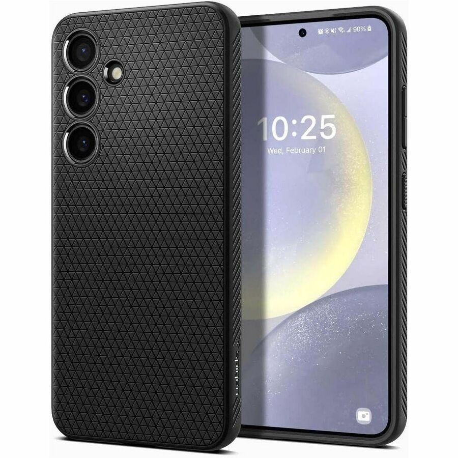 Spigen Liquid Air Case voor Samsung Smartphone - Geometrisch - Mat zwart - 1