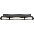 Black Box CAT5e Feed-Through Patch Panel - 1U, Shielded, 48-Port