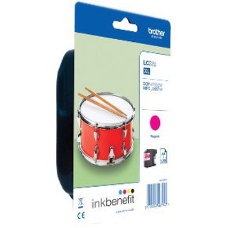 Brother InkBenefit LC22UM Original Inkjet Ink Cartridge - Magenta Pack