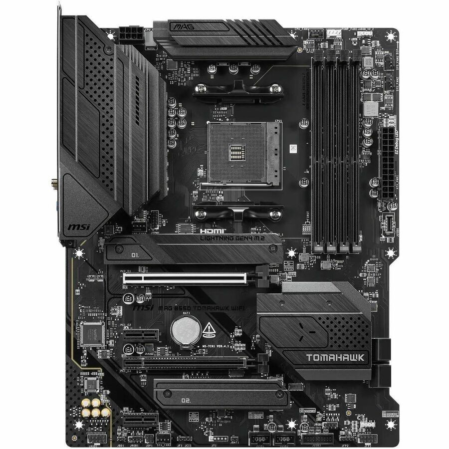 MSI MAG B550 TOMAHAWK WIFI Gaming Desktop Motherboard - AMD B550 Chipset - Socket AM4 - ATX