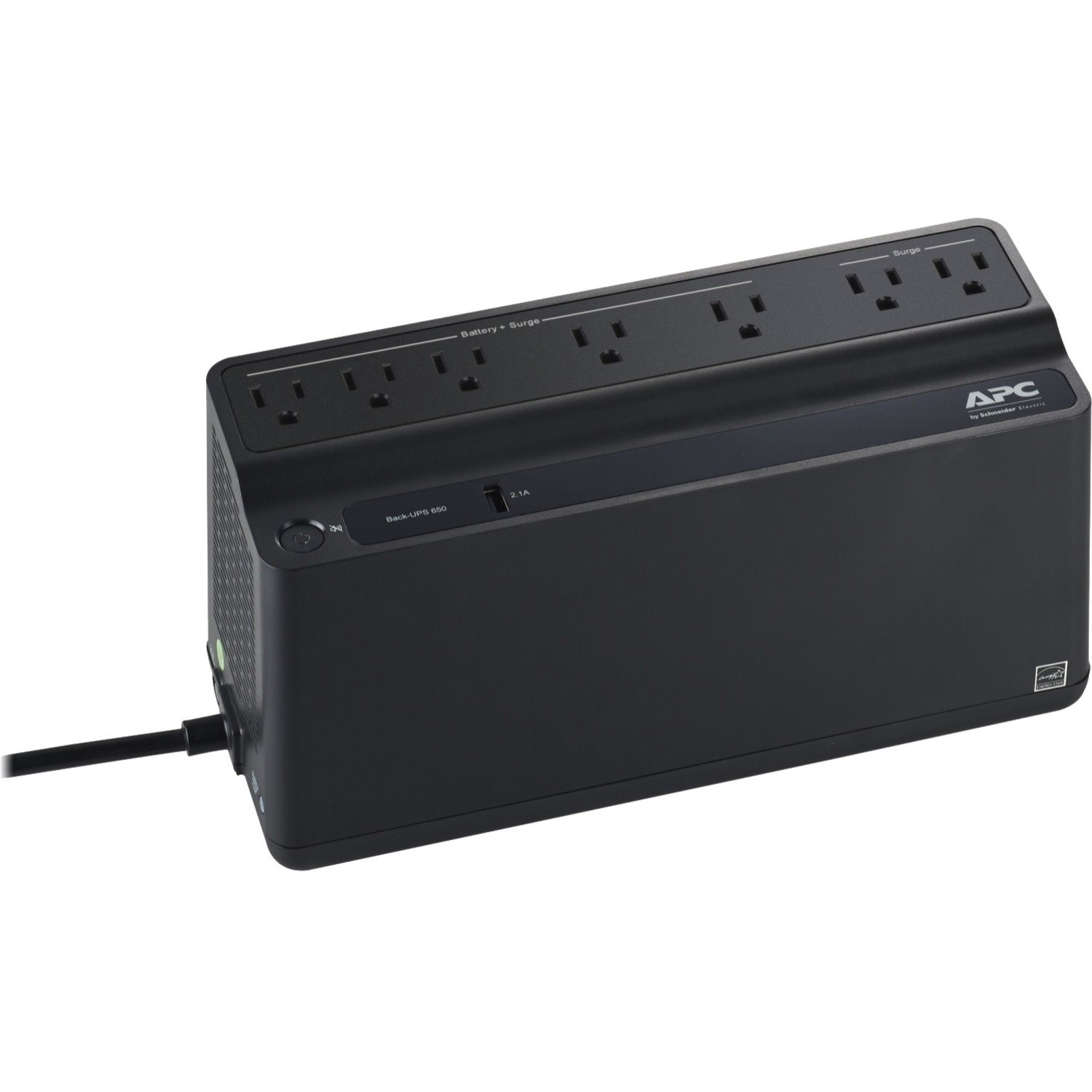 APC Back-UPS 650VA 7-Outlet Battery Backup & Surge Protector