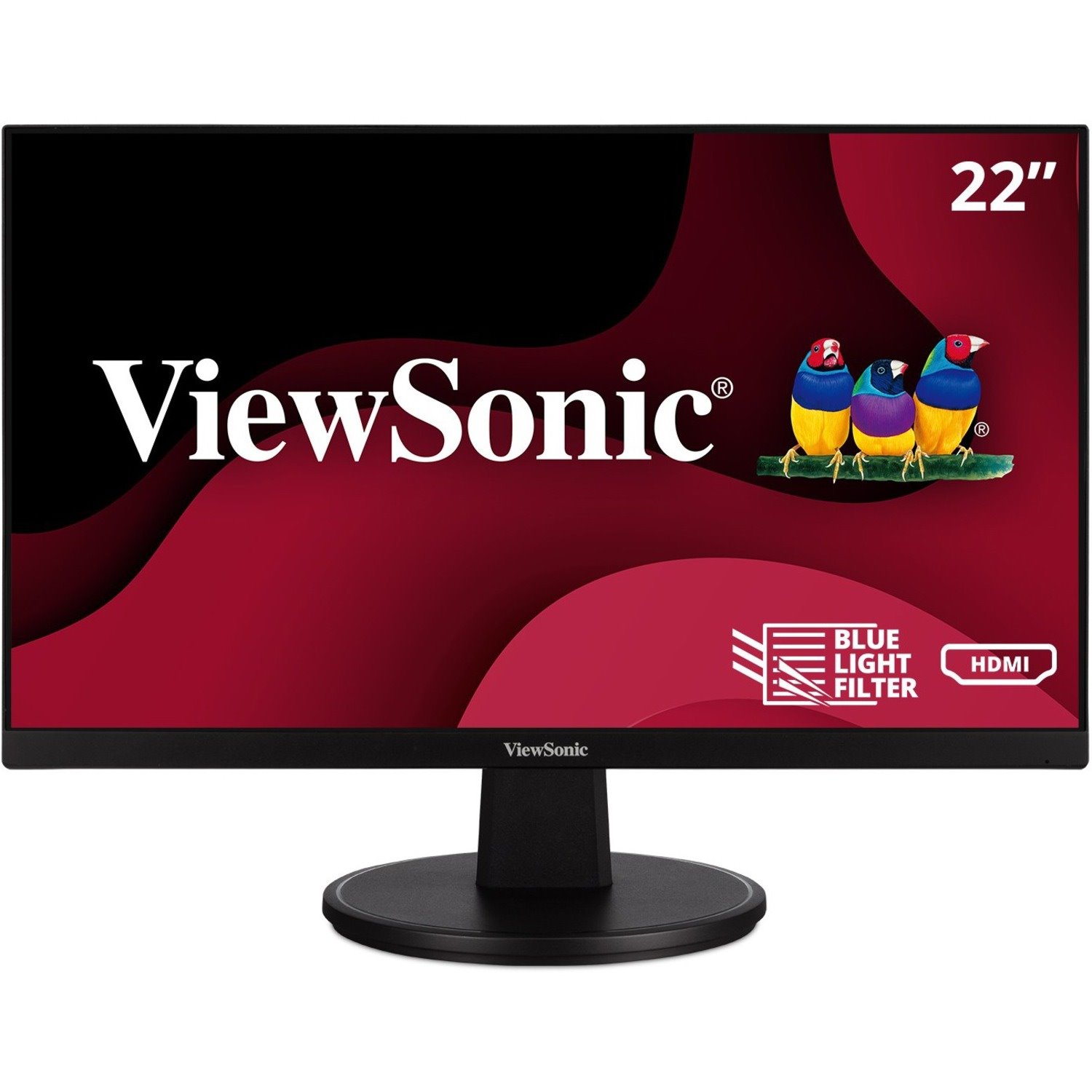 ViewSonic VS2247-MH 22 Inch 1080p Monitor with 100Hz, FreeSync, Thin Bezels, Eye Care, HDMI, VGA Inputs for Home and Office