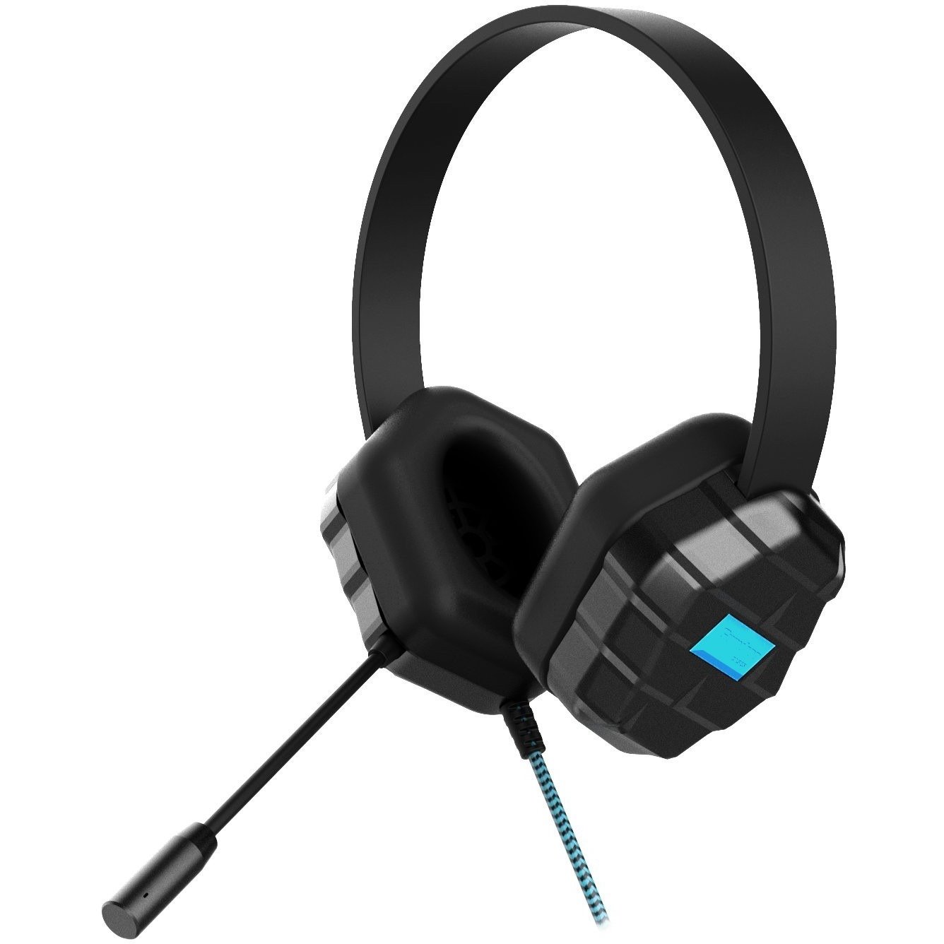 Gumdrop DropTech Headphones with Mic B1 - Black