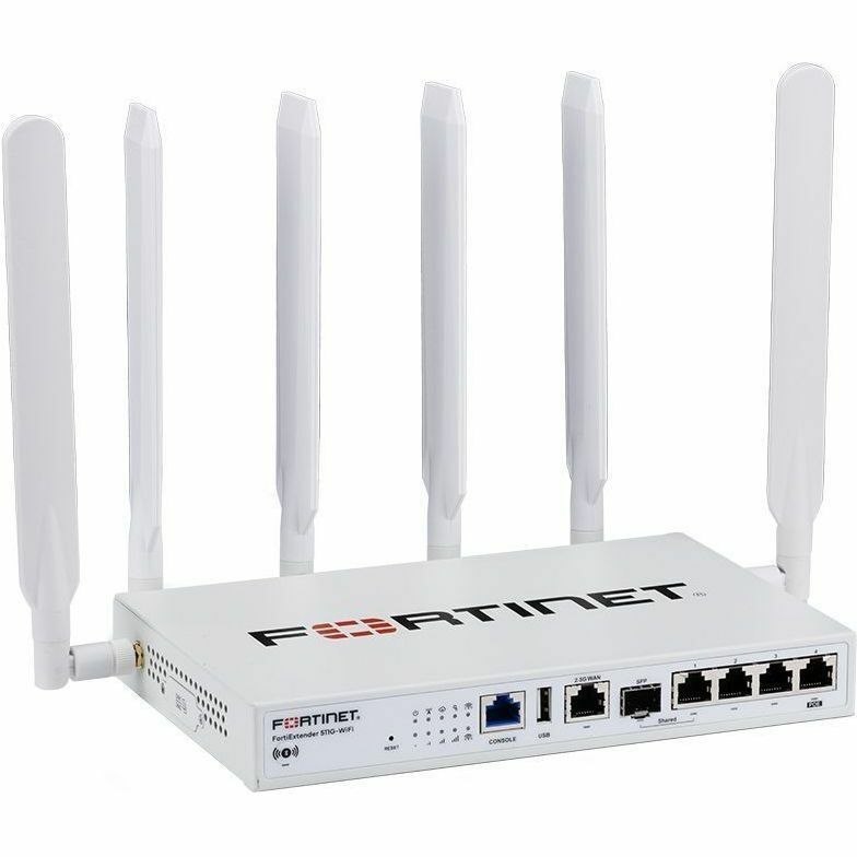 Fortinet FortiExtender FEX-511G-WIFI Wi-Fi 6 IEEE 802.11ax 2 SIM Ethernet, Cellular Modem/Wireless Router