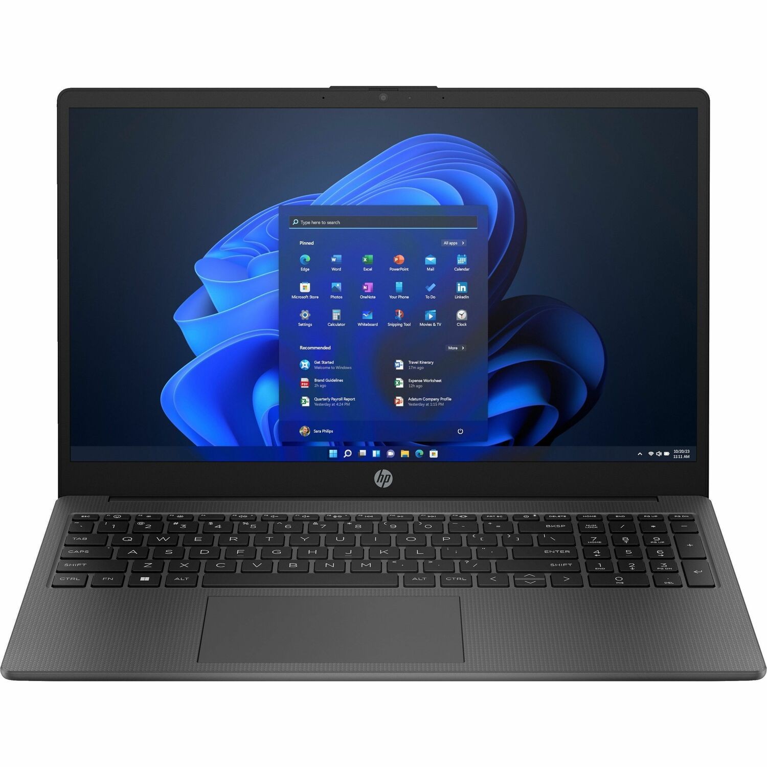 HP 250 G10 39.6 cm (15.6") Notebook - Full HD - 60 Hz - Intel Core i5 13th Gen i5-1334U - vPro Technology - 16 GB - 512 GB SSD - Dark Ash Silver