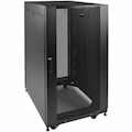 Eaton Tripp Lite Series 25U SmartRack Shallow-Depth Half-Height Rack Enclosure, Doors, Side Panels, Heavy-Duty Casters