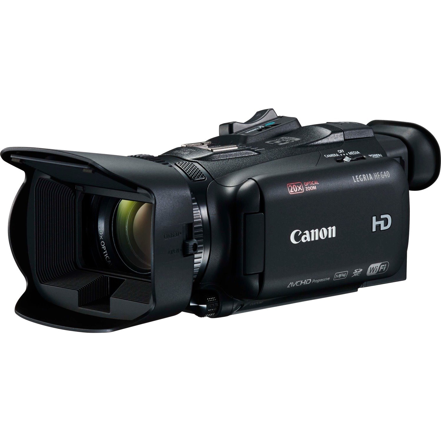 Canon Legria HF G40 Digital Camcorder - 8.9 cm (3.5") LED Touchscreen - HD CMOS Pro - Full HD