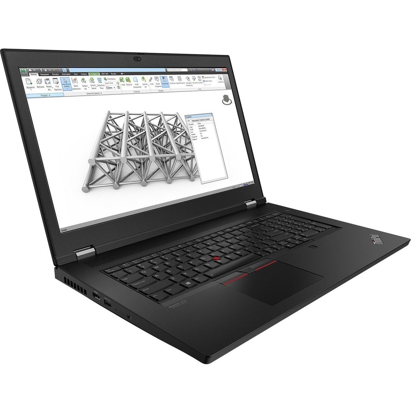 Lenovo ThinkPad P17 Gen 1 20SN004UUS 17.3" Mobile Workstation - Full HD - Intel Core i7 10th Gen i7-10850H - vPro Technology - 32 GB - 1 TB SSD - English (US) Keyboard - Black